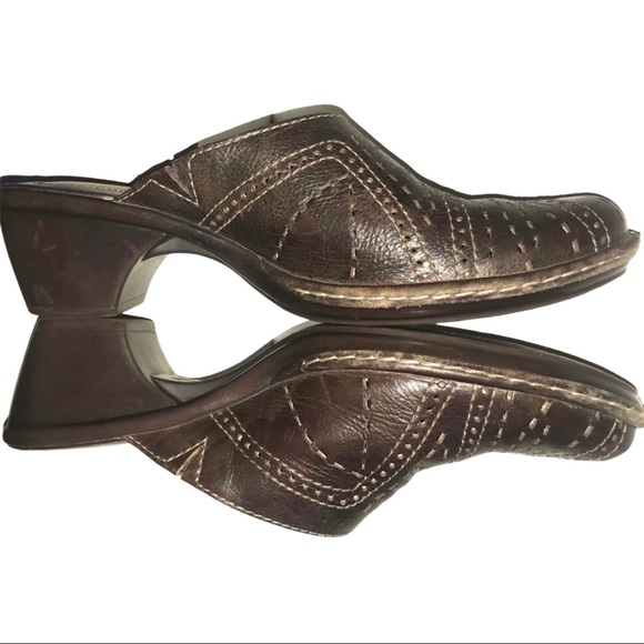Clark’s Artisan Collection Chocolate Brown Clog/Mule Size:7 - Picture 2 of 13